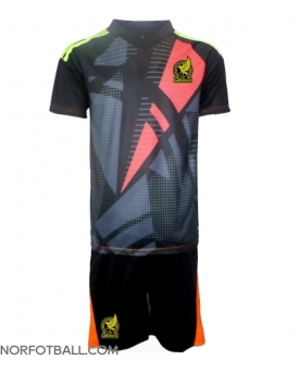 Billige Fotballdrakt Mexico Keeper Replika Hjemmedraktsett Barn Copa America 2024 Kortermet (med bukser)